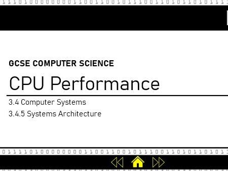 Computer Systems - CPU Performance | Teaching Resources