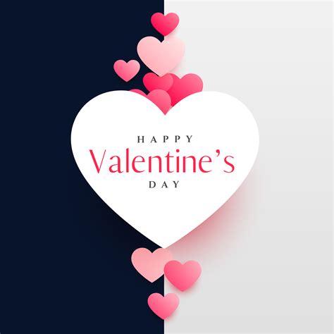 modern happy valentine's day greeting card design template - Download Free Vector Art, Stock ...