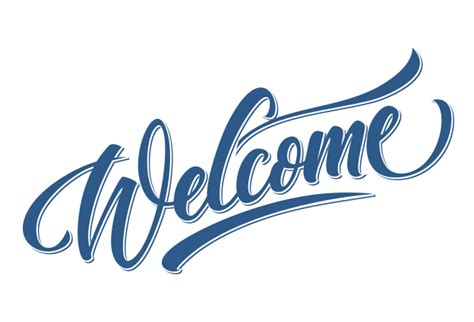 Welcome PNG Text Design | Free Download