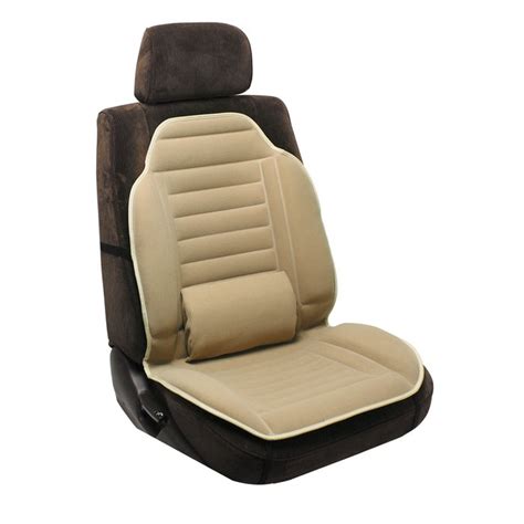 Pilot Seat Cushion Tan with Lumbar Support | 8960577 | Pep Boys