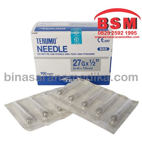 NEEDLE TERUMO 27G - Bina Sarana Medika