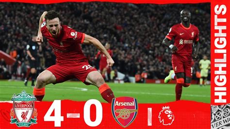 Highlights: Liverpool 4-0 Arsenal | Mane, Jota, Salah & Minamino net - Win Big Sports