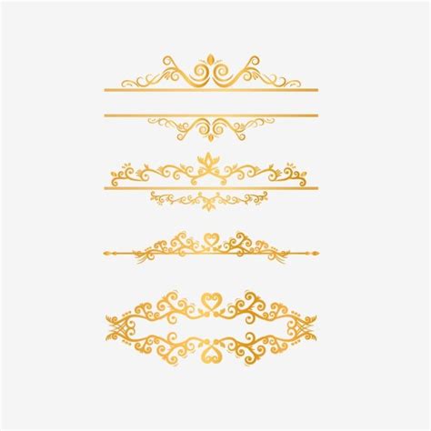 Gold 2 Vector Art PNG, Gold Ornament Border 2, Border Clipart, Png, Gold PNG Image For Free ...