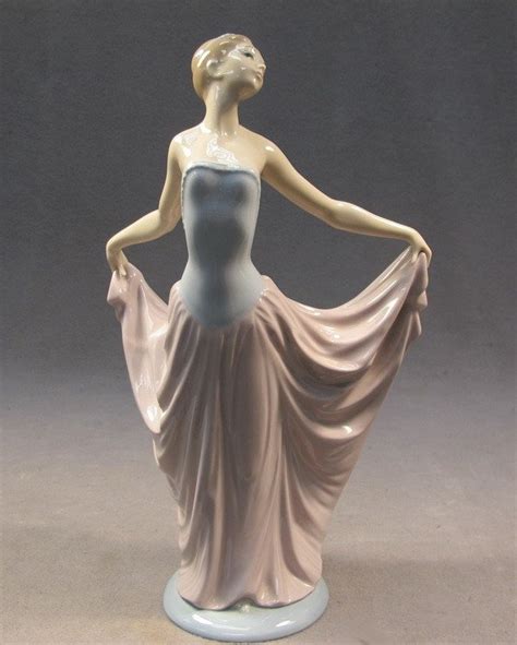 297: Spanish Lladro ballerina porcelain statue : Lot 297