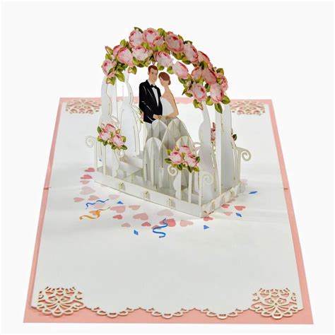 3D wedding invitations ideal with pop-up card - Viet Nam Popup Cards And Handicrafts