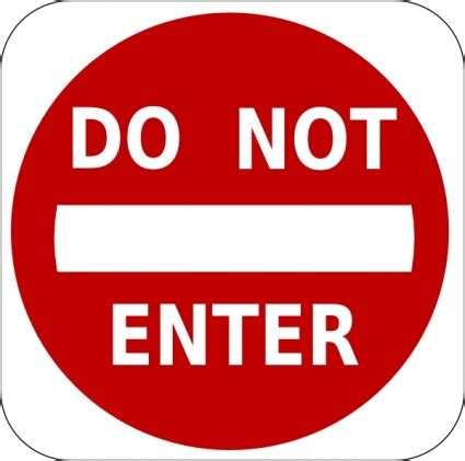 Do Not Use Sign Clip Art - ClipArt Best