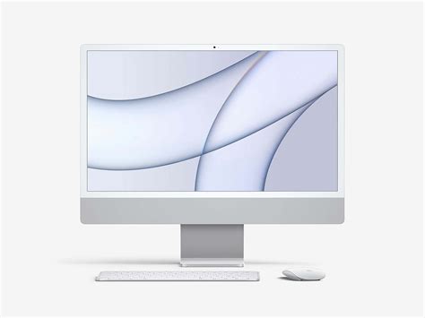 Free 2021 iMac 24-inch Mockup