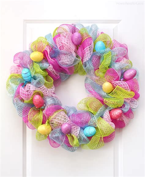 25 DIY Dollar Tree Easter Wreaths - Sparkling Boy Ideas