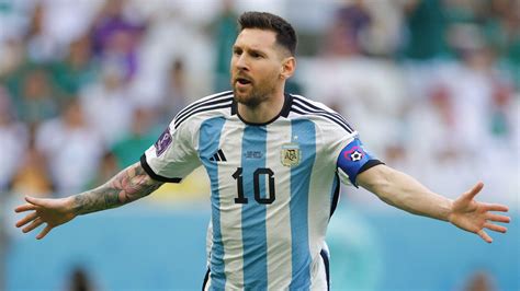 Lionel Messi makes 1,000th appearance of his career for Argentina against Australia at World Cup ...