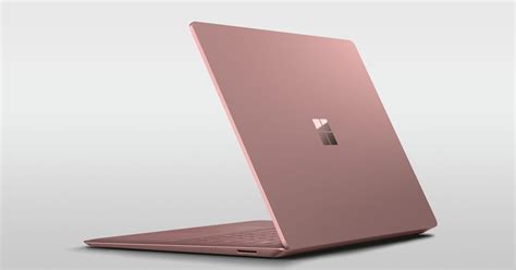 Microsoft's Surface Laptop 2 gets pretty in pink - CNET