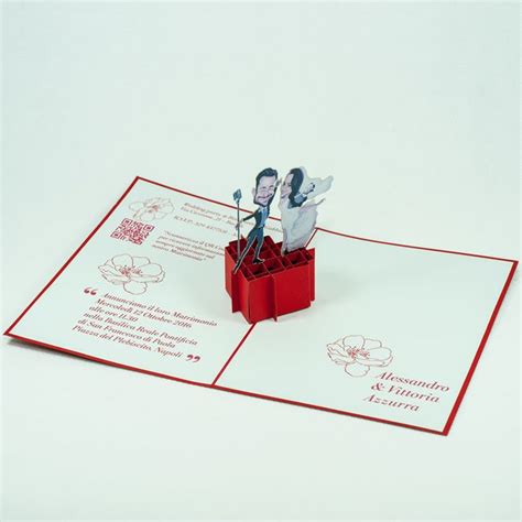 Custom Wedding Invitation Pop Up Card #popupcardvietnamsupplier #3dcardswholesales # ...