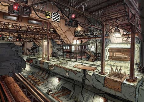 ArtStation - KZ2 underground trainstation