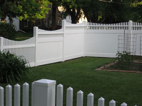 picket to privacy | Lake houses exterior, Vinyl fence landscaping, Privacy fence designs