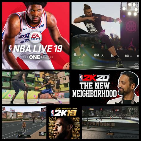 NBA LIVE 19 Courts VS NBA 2K19/20 : r/NBAlive