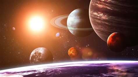 formation of planets illustration #planet #space Solar System space art #4K #wallpaper # ...