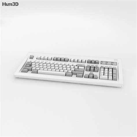 IBM Model M Keyboard 3D model - Electronics on Hum3D