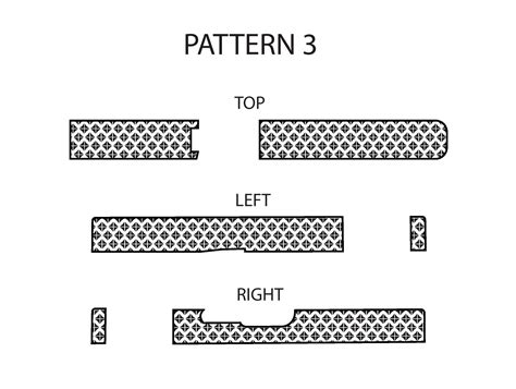 Laser Engraving Stippling Template for Glock 19 Frame Pattern 10 Left Right