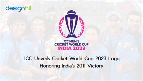 ICC Unveils Cricket World Cup 2023 Logo, Honoring India's 2011 Victory