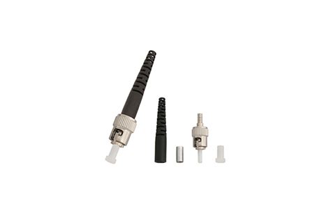 ST Black Fiber Optical Connectors - Spring Optical