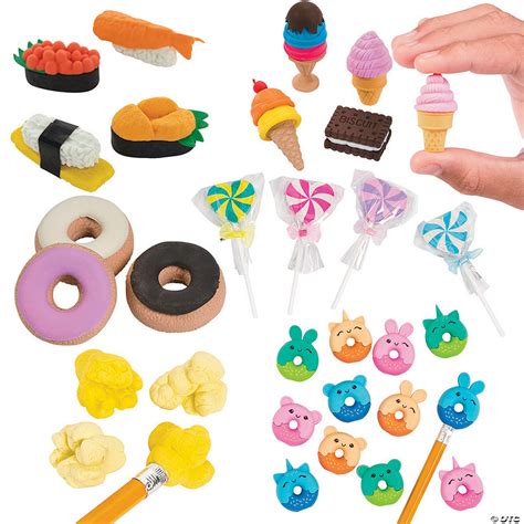 Mini Erasers Food Kit - 144 Pc.