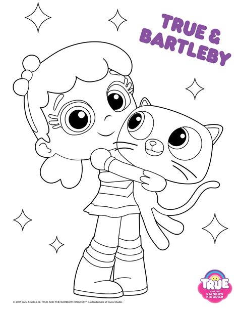 True And The Rainbow Kingdom Coloring Pages - GBRgot1