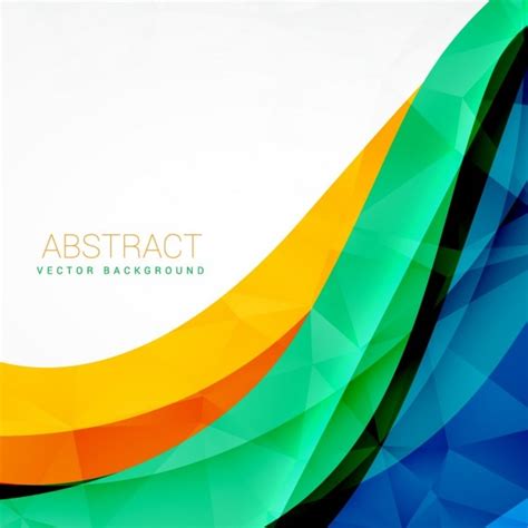 Free Vector | Abstract colorful wave vector design background