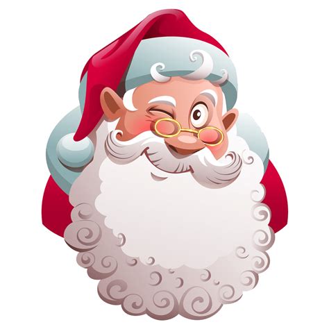 Free & Cute Santa Face Clipart For Your Holiday Decorations - Tulamama