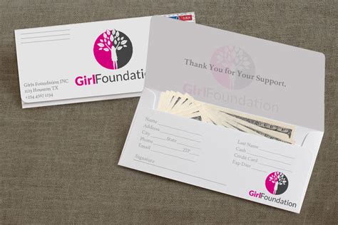 Custom Printed Donation Envelopes