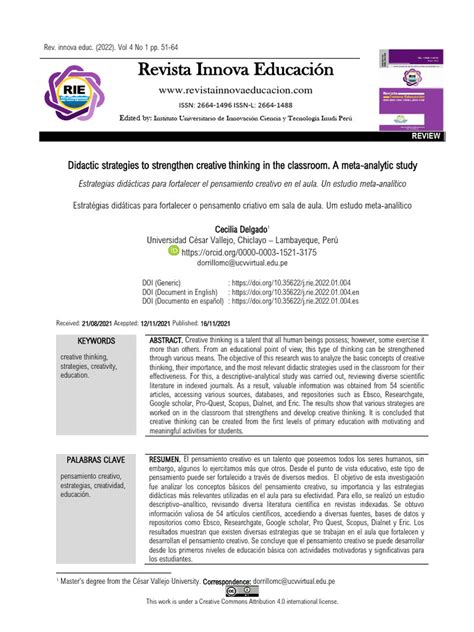 Jquilca,+4 +didactic+strategies+to+strengthen+creative+thinking+in+the+classroom +a+meta ...