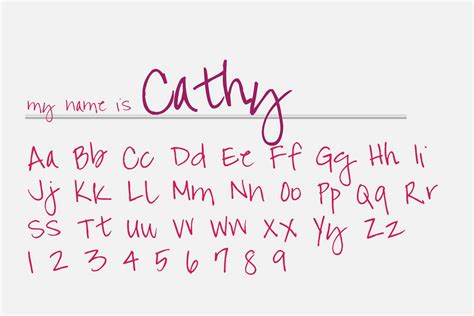 15 Easy Pretty Writing Fonts Images - Cute Cursive Handwriting Font, Beautiful Script Fonts ...