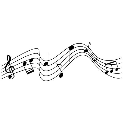 Music Notes Clip Art Black And White