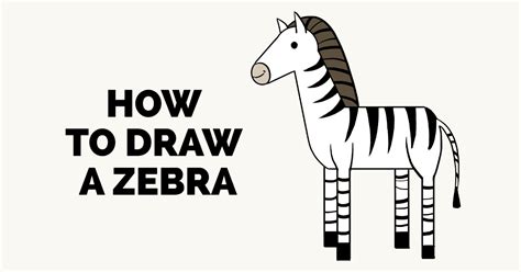 Amazing How To Draw A Zebra Easy in the world The ultimate guide | drawboy1