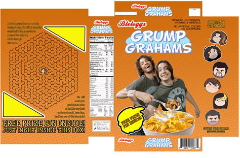 I designed a Game Grumps themed cereal box back in 12th Grade Graphic Design Class... : r/gamegrumps