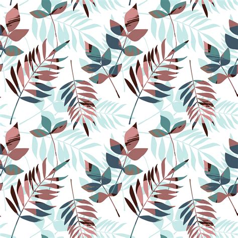 Abstract floral seamless pattern with trendy hand drawn textures. 345304 Vector Art at Vecteezy