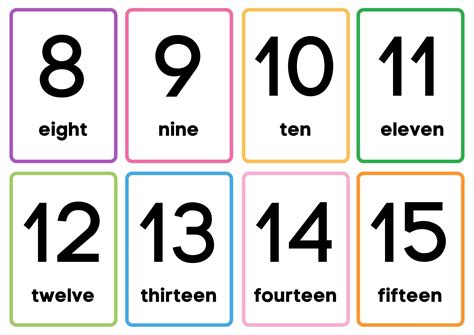 Numbers 1 20 Printable