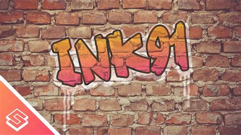 Inkscape for Beginners: Graffiti on a Brick Wall - YouTube