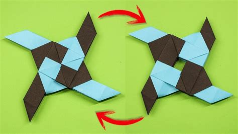 Easy #Origami Paper Ninja star - How to Make Ninja star Step by Step