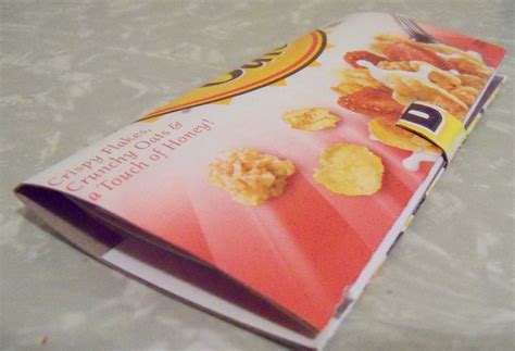 Crafting with Recyclables: Cereal Box Check Book Cover