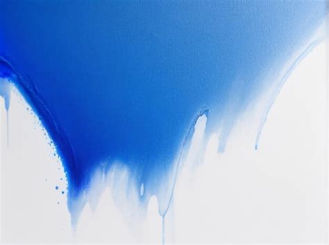 Premium AI Image | Sapphire Elegance Blue Paint Texture on White Canvas