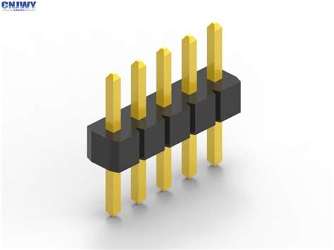 Single Row 10 Pin Header Connector , Pcb Pin Connector Withstand Voltage 500V