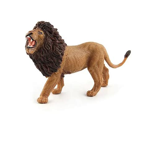 Wild Animal Lion Family Figures Plastic Toys Kids Boys Collection Early Education Simulation ...