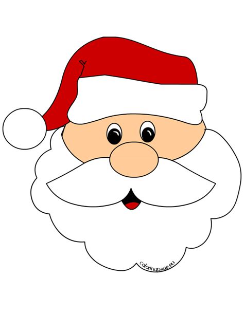 Printable Santa Face