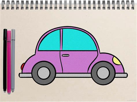 Easy Car Drawing Ideas » How to draw a Car Step by Step