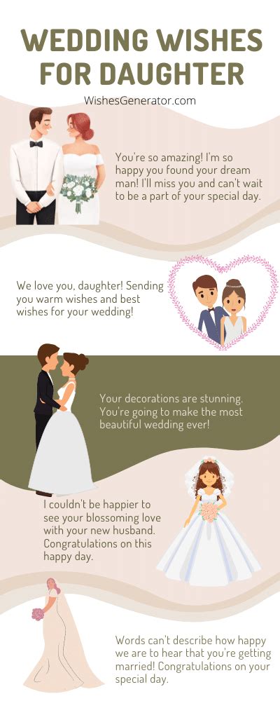 Wedding Wishes for Daughter – Congratulation Messages In This Article, We Share Ideas On: Wishes ...