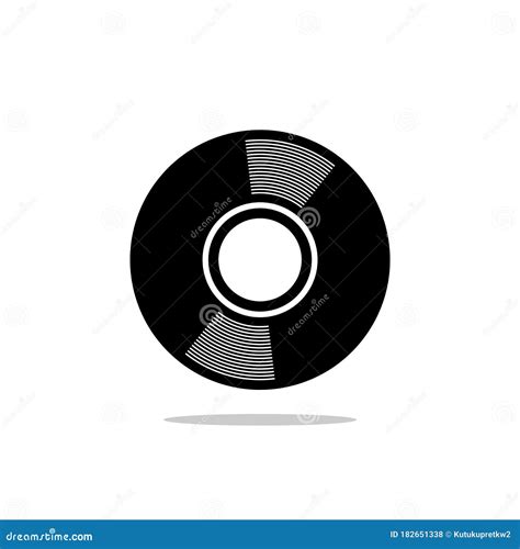 Compact Disc Logo Template Illustration Design. Vector EPS 10 Stock Vector - Illustration of ...