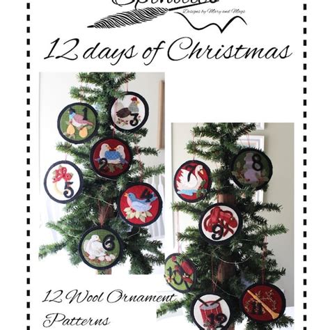 12 Days of Christmas Ornaments - Etsy