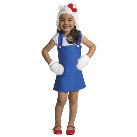 Hello Kitty - Hello Kitty Blue Romper Toddler Costume - Halloween Costume Ideas 2023