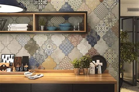 Artisan patchwork Riga tiles - Tile Mountain - kitchen wall tile ideas | Patchwork tiles ...