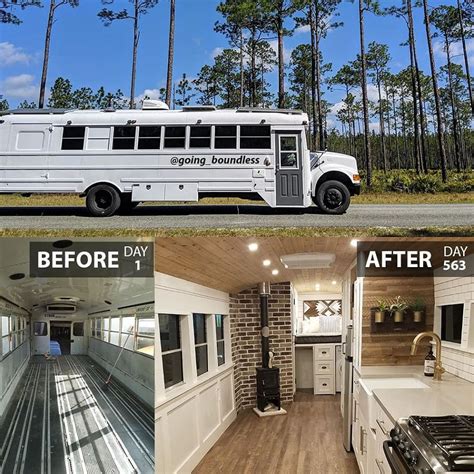 This Couple Converted an Old Bus Into A Home On Wheels - Trendy Tiny Homes