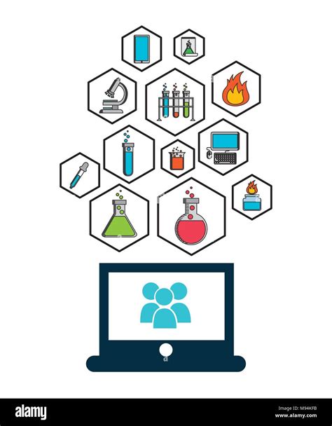 Science lab design Stock Vector Image & Art - Alamy